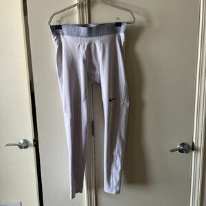 Nike Pro Men’s Tight Fit Training Tights White Size XL